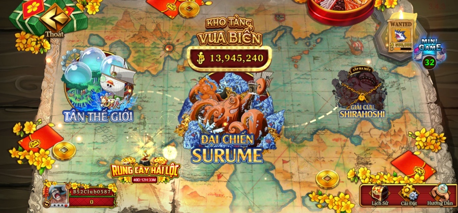 Sảnh game bắn cá tại B52 Club